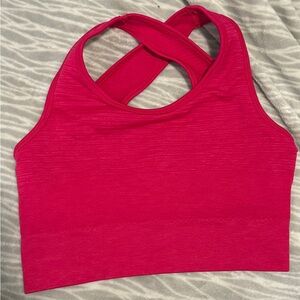 Alphalete Vault Bra - Hot Pink